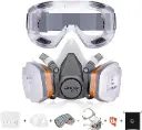AirGearPro G-500 Masque respiratoire avec filtres et  lunette  de protection