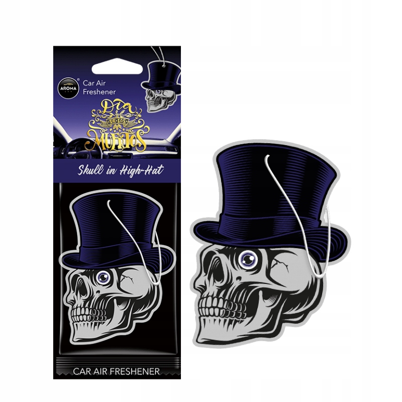 Skull In A Hight Hat Aroma Car