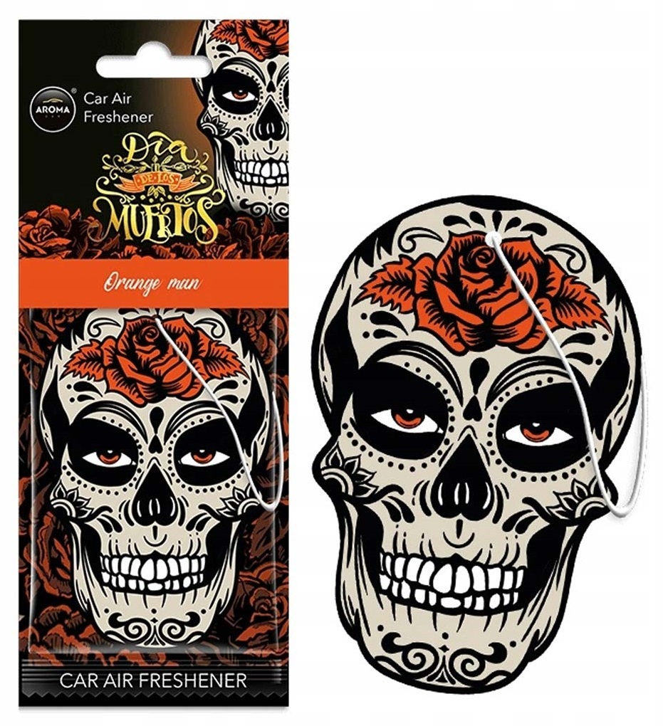 Skull Orange Man Aroma Car