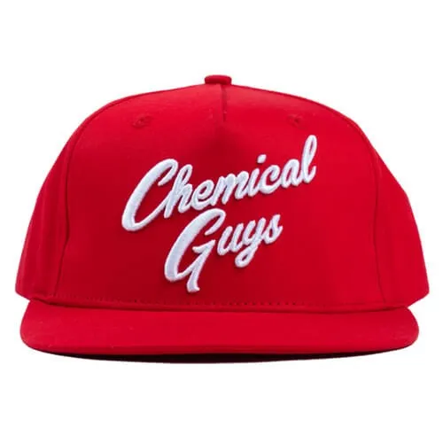 [she912] Casquette Chemical Guys 3d logo red