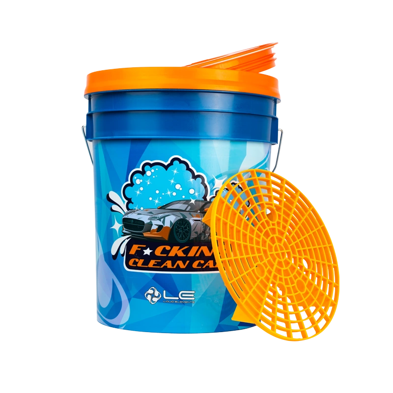 [FUCKINGCLEANCAR] Liquid Elements wash bucket "CleanCar" incl. Bucket insert and lid