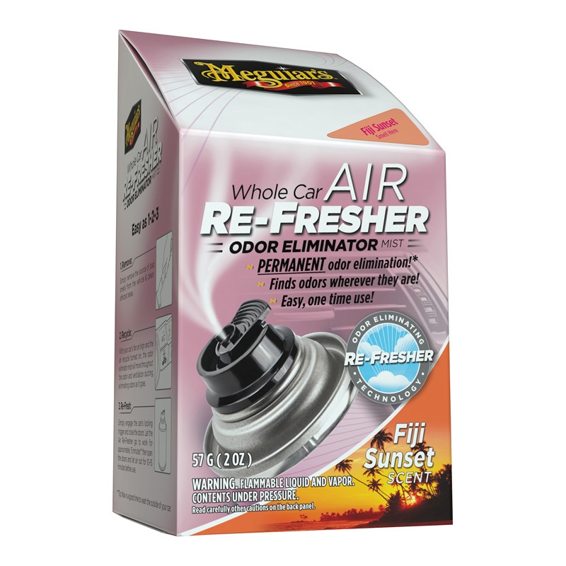 G201502EU Meguiar's Whole Car Air Re-Fresher Odor Eliminator - Fiji Sunset