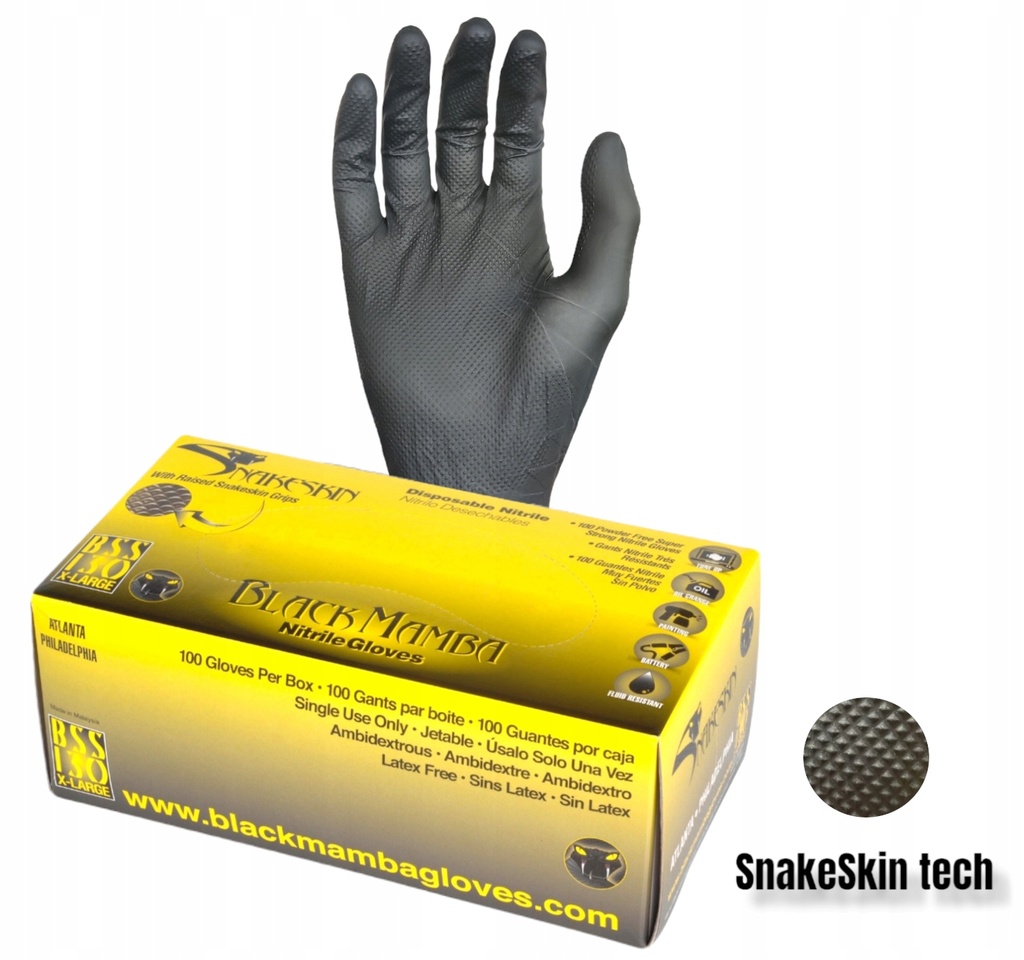 BlackMamba SnakeSkin Large boite de 100pcs