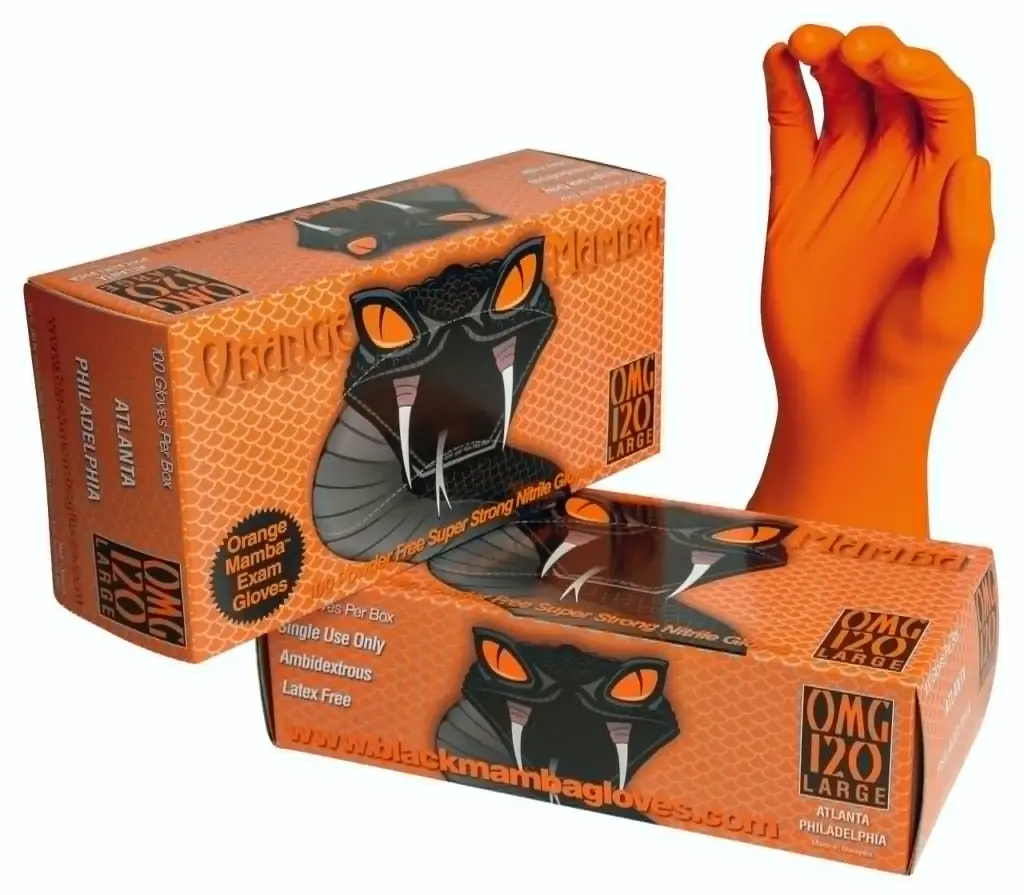 BlackMamba SnakeSkin Large Orange