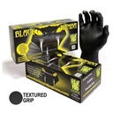 Blackmamba BLK150 Black Mamba Black Powder Free Textured Nitrile Gloves [xxx-large] 100 per Box