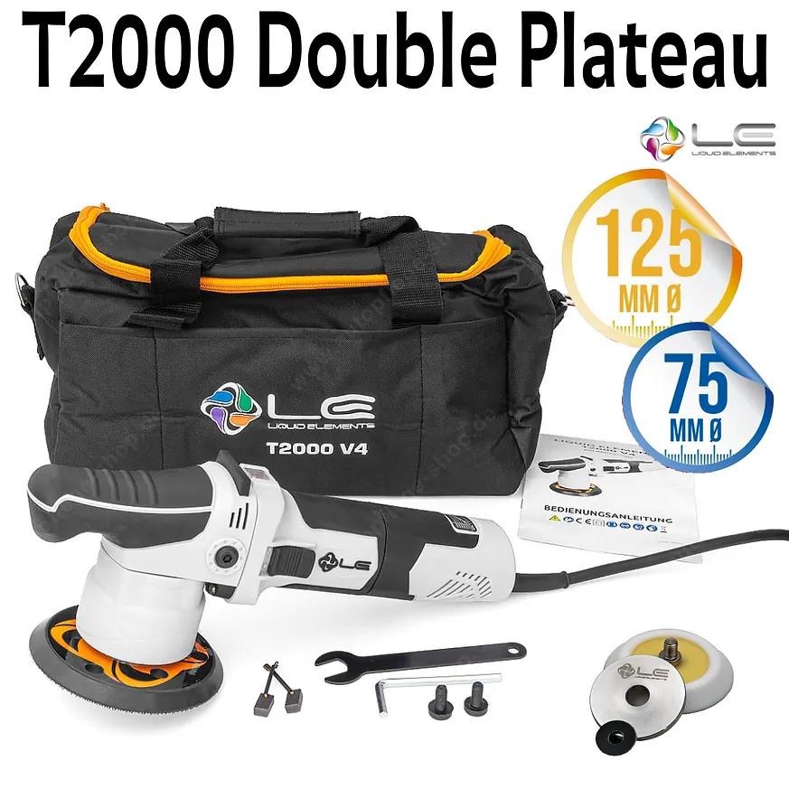 Kit T2000 Double plateaux 3" + 5"