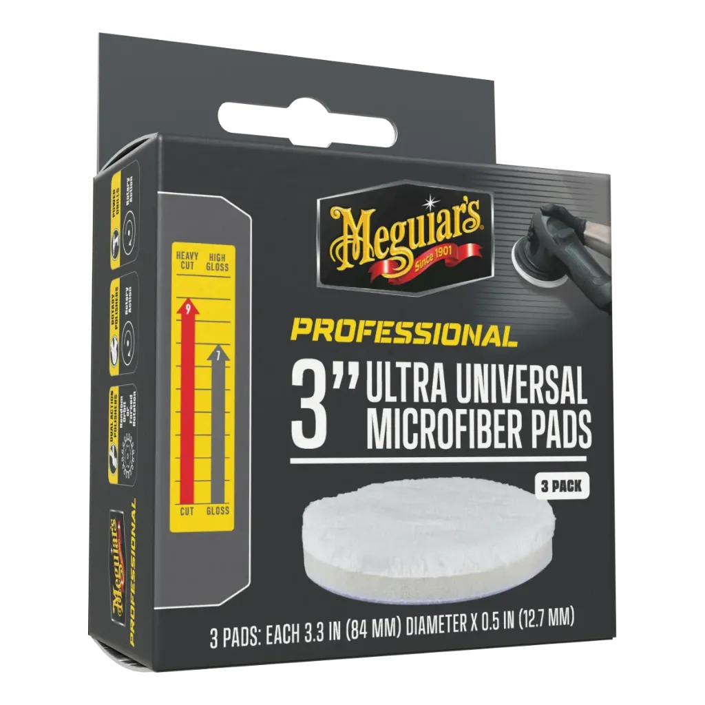 M3MFP3 Meguiar's Professional 3" Ultra Universal Microfibre Pad