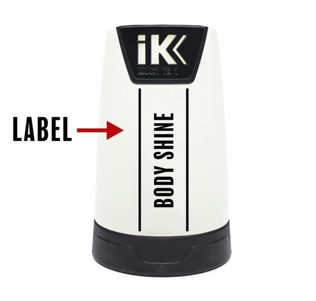 Sticker label pour vos flacons IK personnalisable