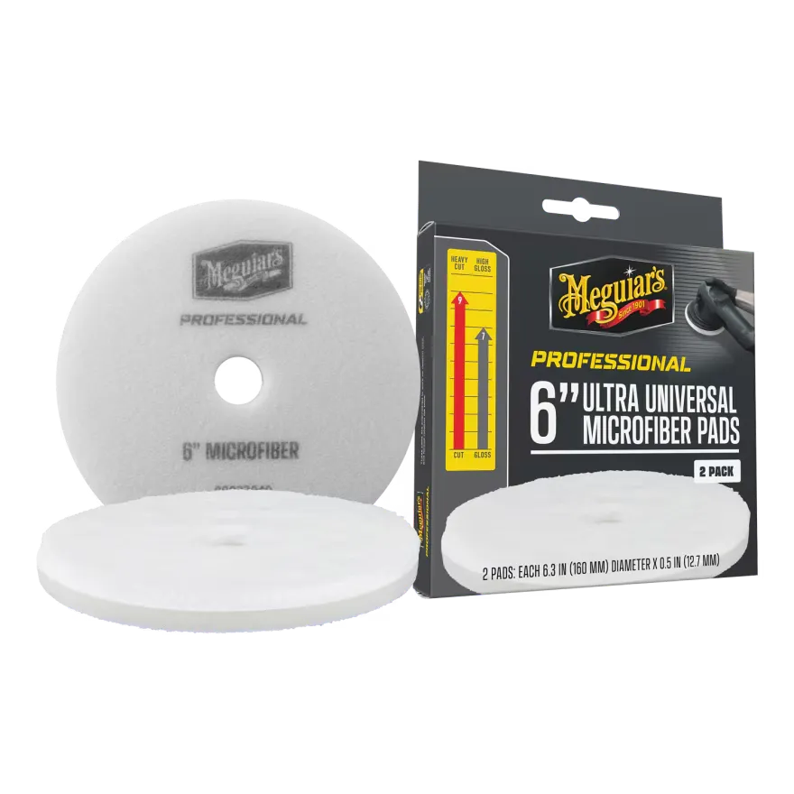 M6mfp2 Meguiar's Professional 6" Ultra Universal Microfibre Pad