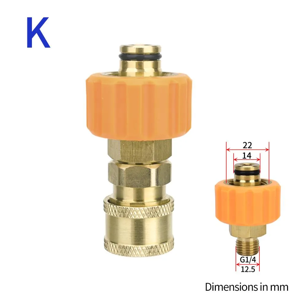 Adaptateur haute pression pour Kärcher TR22 IG EasyLock vers raccord rapide 1/4" - Compatible avec les séries HD/HDS/ProHD