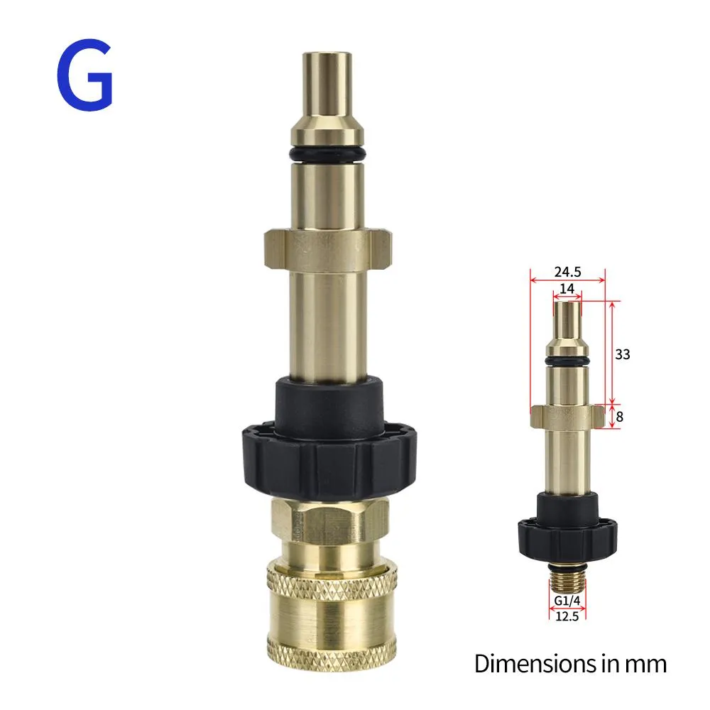 Adaptateur de pistolet pour nettoyeur haute pression avec raccord rapide de 1/4 pouces Nilfisk Gerni